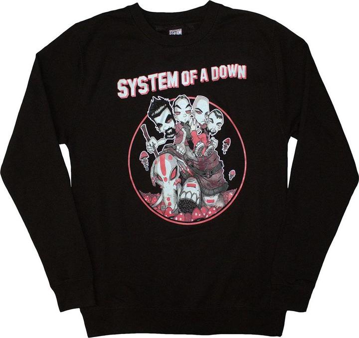 System Of A Down Mushroom People Sweatshirt (L)