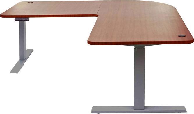 Immagine prodotto Swisshandel24 Scrivania ad angolo, scrivania per computer, regolabile elettricamente in altezza 178x178cm 84kg (178 x 178 cm)