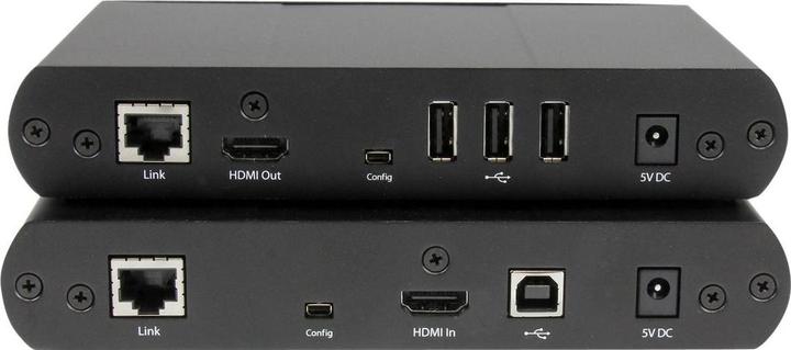 Image du produit StarTech USB HDMI sur Cat5e / 6 Extender console KVM avec vidéo 1080p non compressée - 100m - Cat5e Cat...
