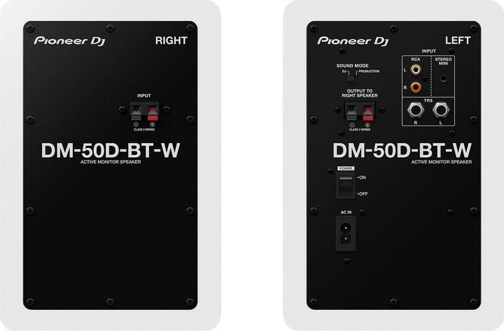Produktbild Pioneer DJ DM-50D-BT-W (1 Paar, 25 W)