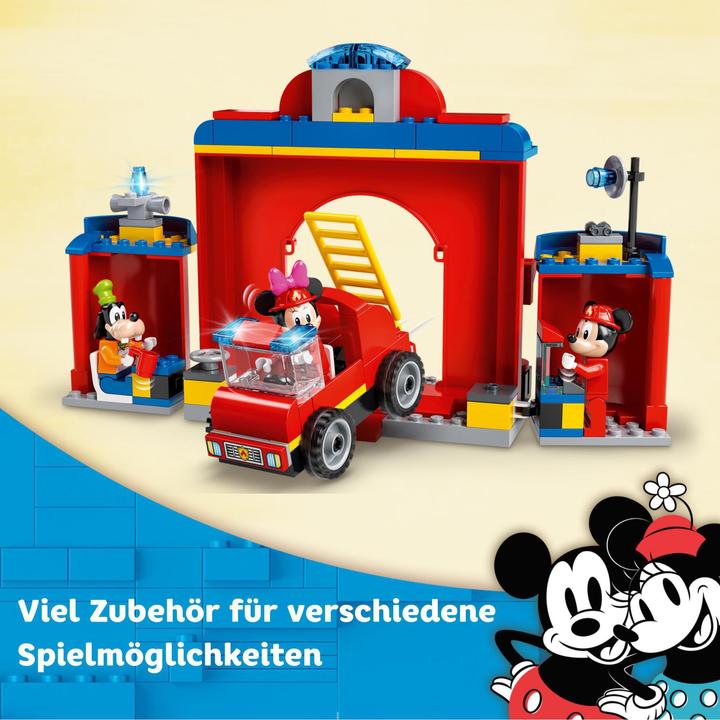 Image du produit LEGO La caserne de pompiers et le camion de pompiers de Micky (10776, LEGO Disney)