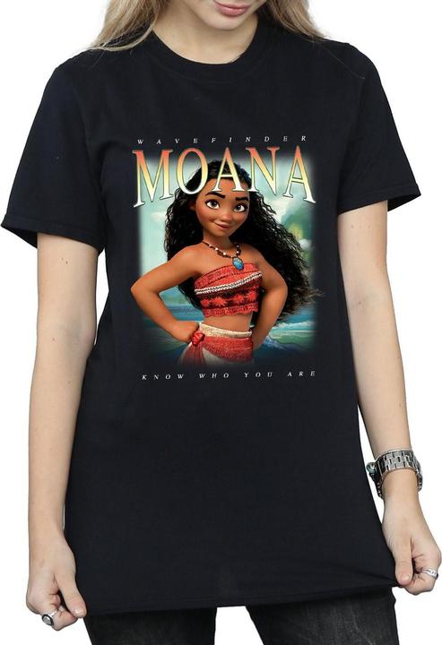 Actual product image Moana Womens/Ladies Montage Cotton Boyfriend T-Shirt (3XL)