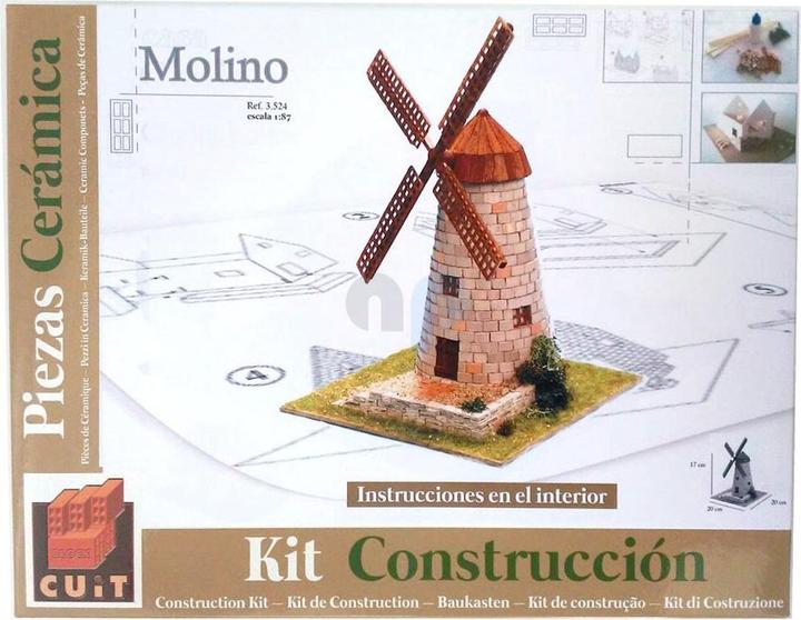 Produktbild Block Cuit. 3D Keramik-Modelbausatz -Alte Windmühle (20 x 17 x 20 cm)