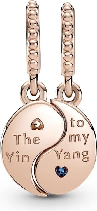 Image du produit Pandora Yin & Yang Rose Pendentif Charms/Beads (Plaqué or rose, Alliage métallique)