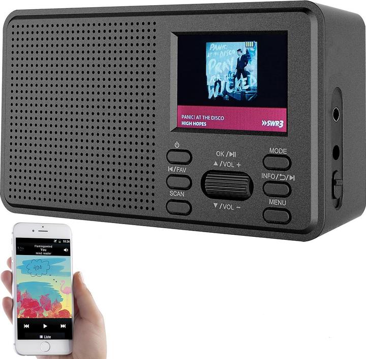 Produktbild VR-Radio Mobiles Digitalradio mit DAB+ und UKW (DAB+, UKW, FM)