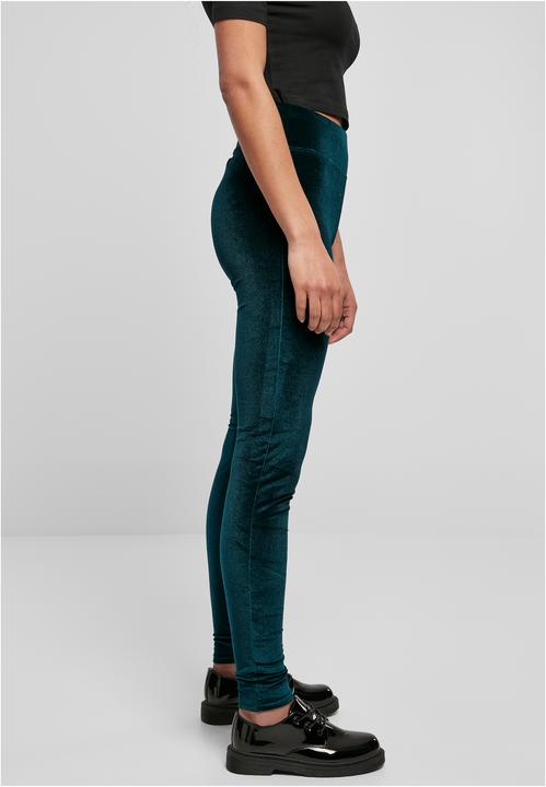 Immagine prodotto Urban Classics Leggings di velluto a vita alta da donna (4XL)