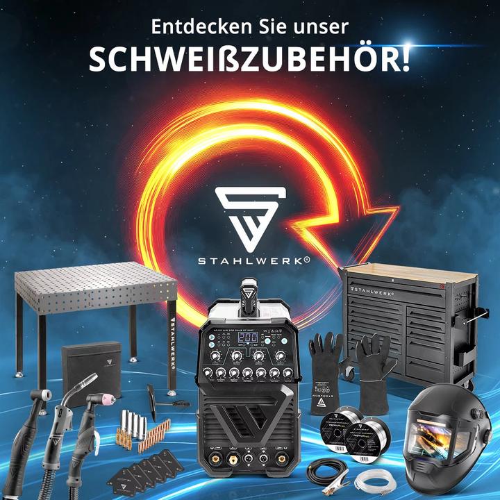 Produktbild Stahlwerk Schweissgerät MIG MAG 200 Spot Puls Pro Kombigerät mit Spotfunktion
