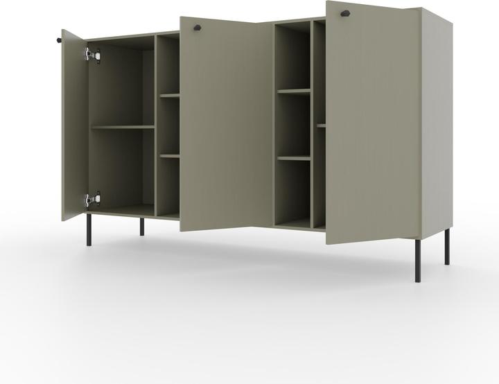 Actual product image ADRK Furniture Tili 3D 6P chest of drawers (156 x 41 x 95 cm)