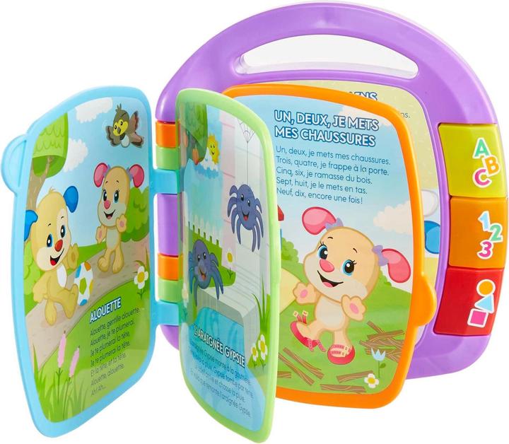 Image du produit Fisher-Price Livre Interactif Comptines - Livre bébé - 6 mois et + (Français)