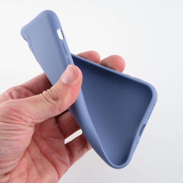 Actual product image PhoneLook Coque Silicone Mat Coeur Lavande (Apple iPhone 14 Pro)