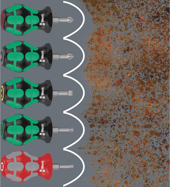 Actual product image Wera 300/7 Mix 1 Screwdriver set (Port, Phillipps cross recess (PH))