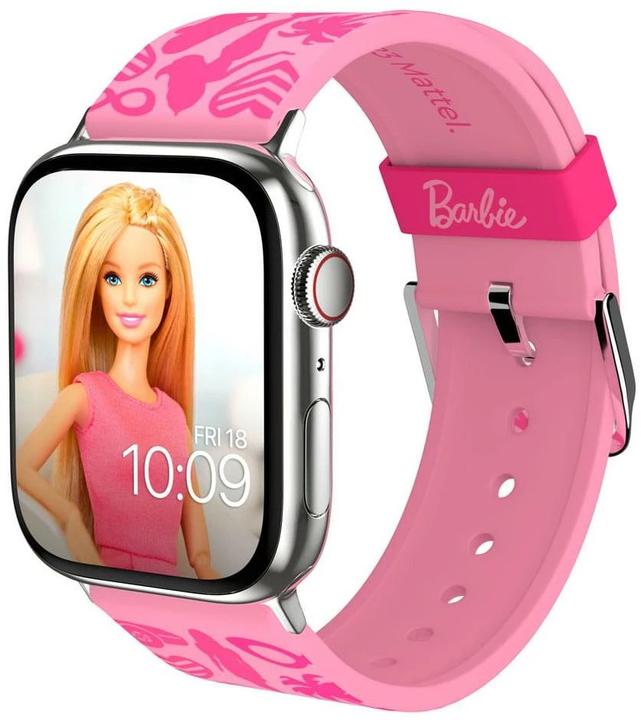 Produktbild Moby Fox Barbie Smartwatch-Armband Pink Classic (22 mm, Edelstahl, Silikon)