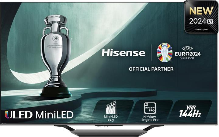 Immagine prodotto Hisense TV 55U7NQ (55", Mini-LED, 4K, 2024)