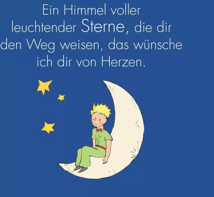 Image du produit Aufsteller Spiral Wünsche kleine Prinz (Allemand, Antoine de Saint Exupéry, 2023)