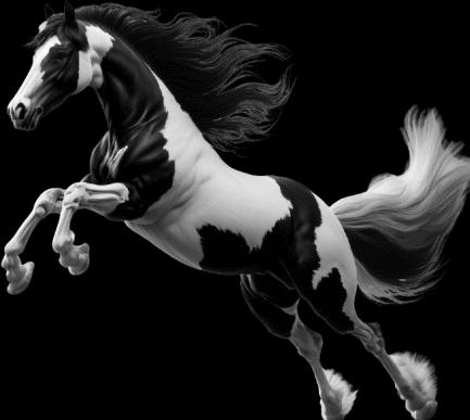 Produktbild Bügelbilder Bügelbild irish tinker horse
