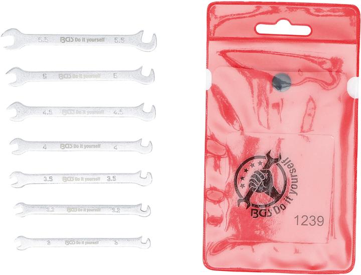 Produktbild BGS Doppel-Maulschlüssel-Satz (5.5 mm, 3 mm)