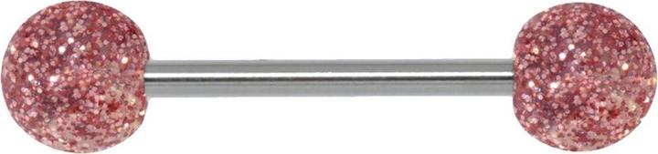 Bijouteria Zungenpiercing (Acrylglas, Chirurgenstahl 316L)