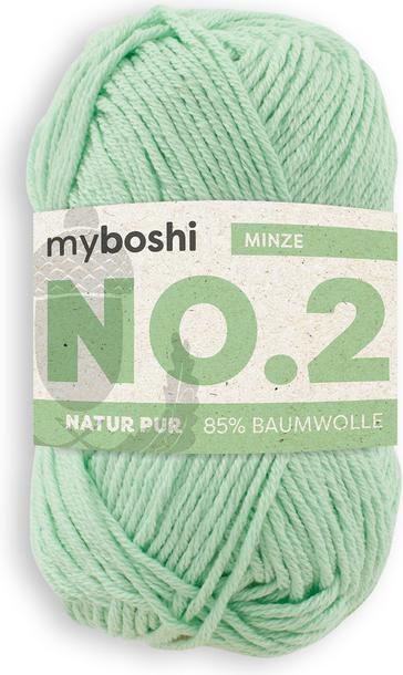Produktbild Myboshi Wolle Nr.2 col.227 minze 50 g, 100 m, 85 % CO, 15 % KP