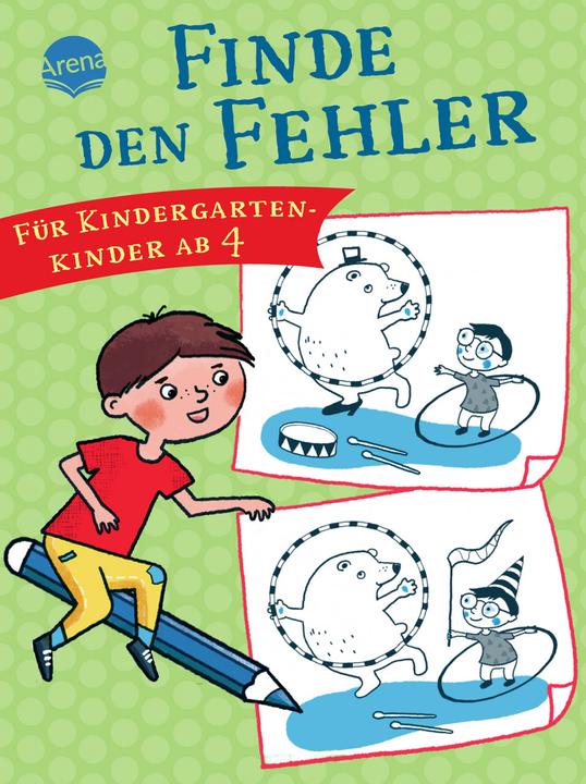 Image du produit Finde den Fehler. Für Kindergartenkinder ab 4 (Allemand, Judith Ganter, 2022)