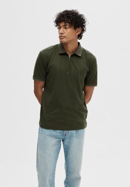 Actual product image Selected Homme Zipper Polo shirt (L)