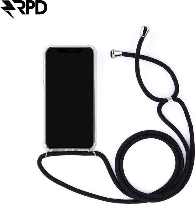 Immagine prodotto RPD iPhone 16 Pro - Catena per cellulare / Collana - Trasparente con pratico cinturino nero