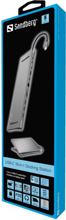 Produktbild Sandberg 10-in-1 (USB-C, 1 Ports)