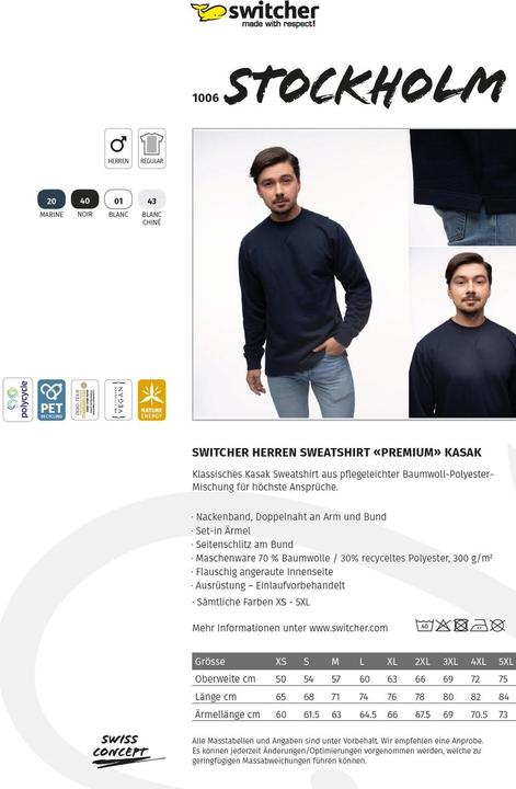 Actual product image Switcher Stockholm (4XL)