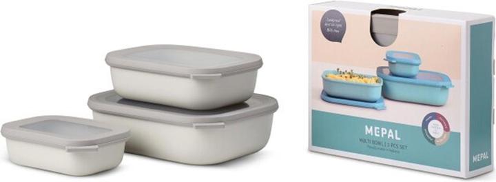 Image du produit Rosti Mepal Mepal - Cirqula Low Rect Bowl Set - Nordic White (14598) (3.50 l)