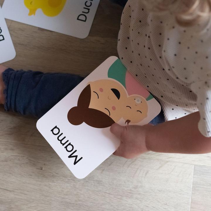 Actual product image Priya & Peanut First Word Flash Cards, 50 First Words For Toddlers