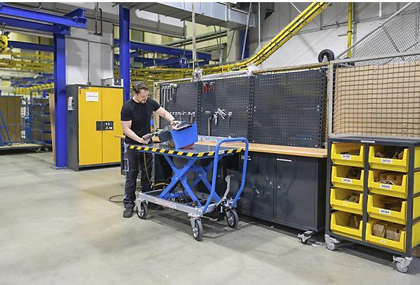 Image du produit eurokraft pro Table élévatrice à ciseaux (1000 kg)