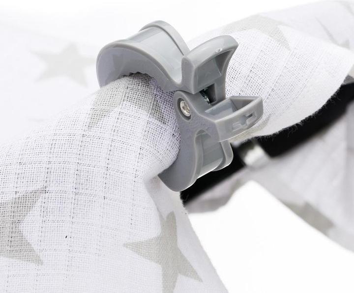 Image du produit ASMI Swaddle Clips, pinces pour poussettes 2 pièces Blanc