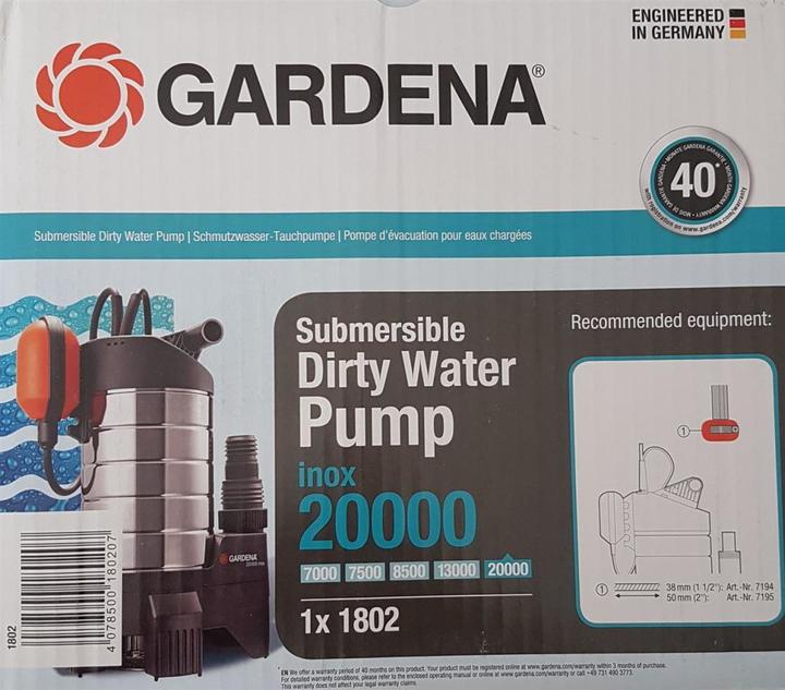 Immagine prodotto Gardena 20000 Inox