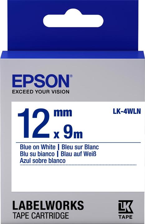 Produktbild Epson Etikettenkassette Lk-4wln (1.20 cm, Blau)