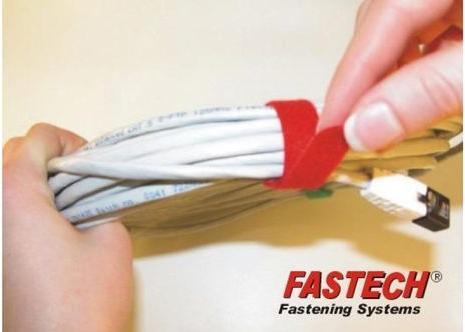 Produktbild Fastech ETK-3-3 Cabel Strap, weiss (Klettkabelbinder, 250 mm, 1 Stk.)
