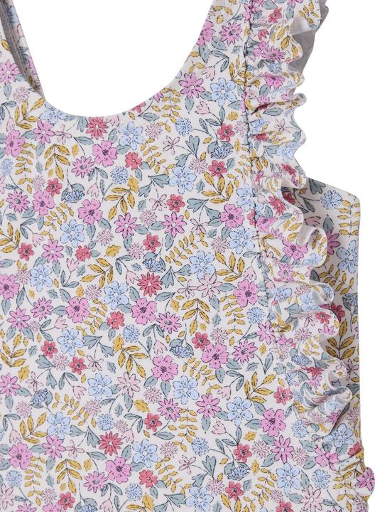 Produktbild Vertbaudet Mädchen Baby Badeanzug mit Volants, Blumenprint (92)