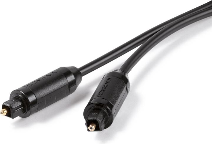 Produktbild Vivanco Lichtleiterkabel, Toslink-Toslink, verg. Kontakte, 5m (5 m)