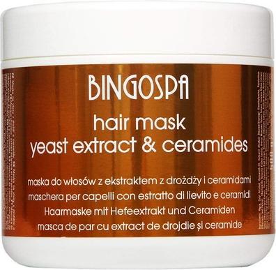 Immagine prodotto BingoSpa Maschera antiforfora per capelli con estratto di lievito e ceramidi 500g
