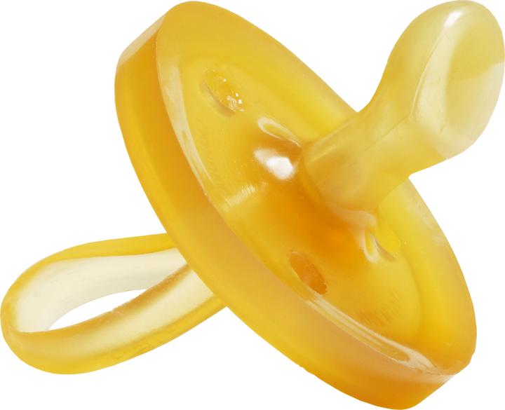 Actual product image Natursutten Organic Pacifier Round Shield Jaw Fit S 0-6 months (1 x, up to 6 M.)