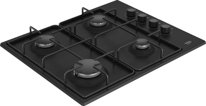 Actual product image Beko HIBG64120SB Kochfeld Integriert Gaskochfeld 4 Zone(n)