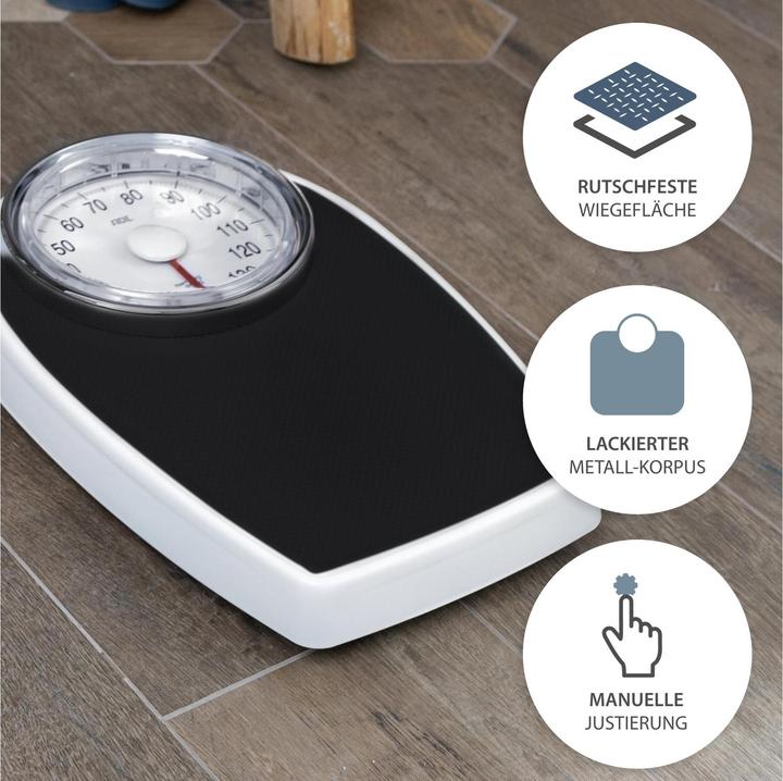 Immagine prodotto ADE Bilancia da bagno Victoria nera (136 kg)