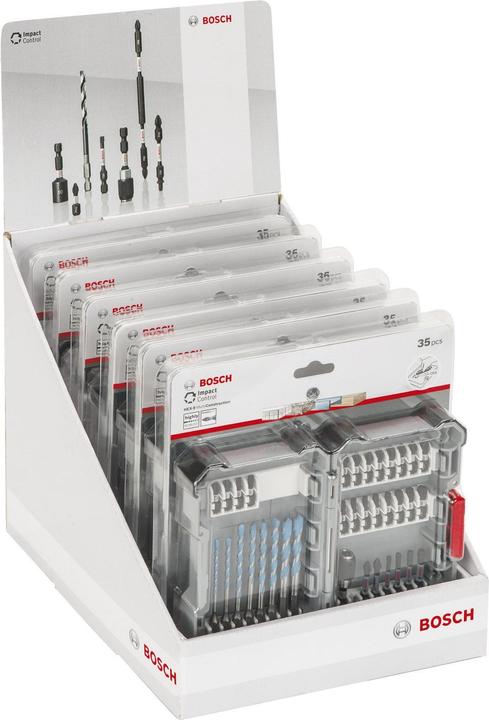 Actual product image Bosch Professional Zubehör Pick and Click Multi Construction Drill and Impact Control Screwdriver bit set (Hexagon socket TX M20, Hexagon socket TX M30, Hexagon socket TX M15, Hexagon socket TX M25, Hexagon socket TX M40, Cross Phillips PH M1, Cross Phillips PH M2, Cross Pozidriv PZ M2, Cross Phillips PH M3, Cross Pozidriv PZ M3)