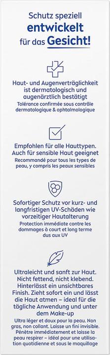 Produktbild NIVEA Sun UV Face Invisible Daily Fluid (Sonnencreme, SPF 50+, 40 ml, 70 g)