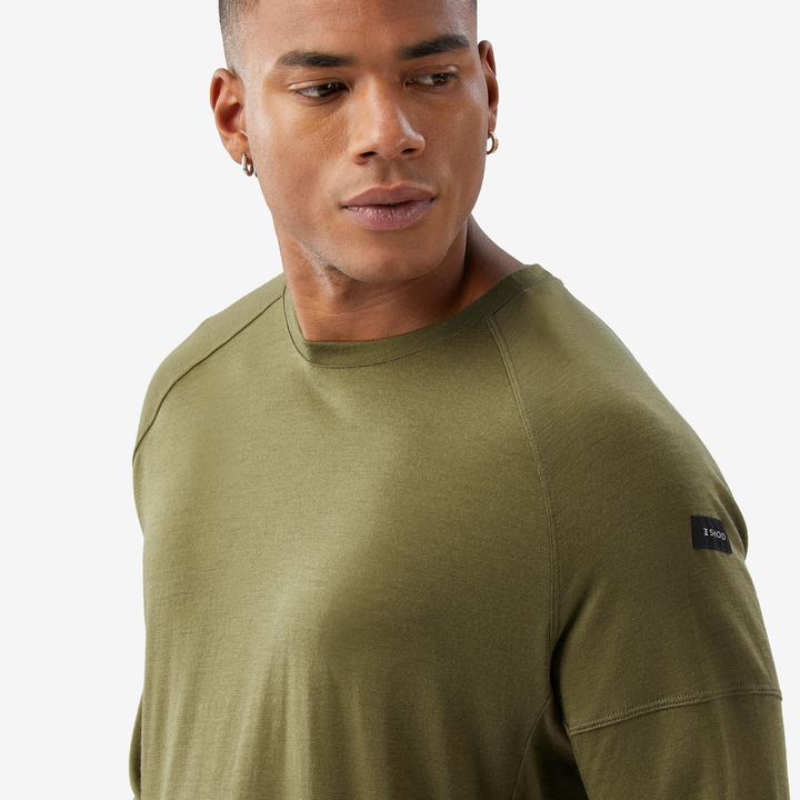 Actual product image Forclaz Langarmshirt Herren - Merino Resist grün (M)