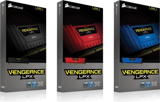 Actual product image Corsair Vengeance LPX, 8GB, DDR4 (2 x 4GB, 2666 MHz, DDR4-RAM, DIMM)