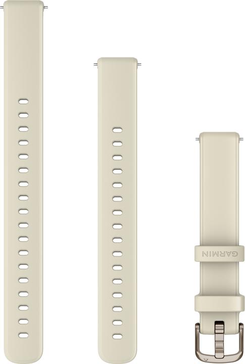 Actual product image Garmin watch strap Lily 2 Silicone Band, coconut (14 mm, Silicone)