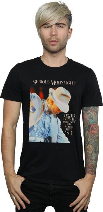Immagine prodotto David Bowie Serious Moonlight Maglietta Uomo (L)