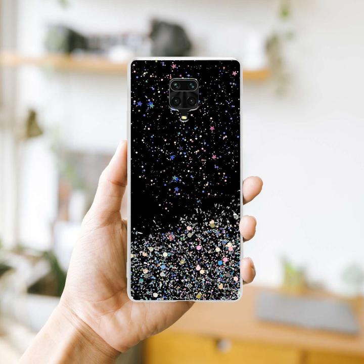 Actual product image Cadorabo Bumper Case for Xiaomi RedMi NOTE 9 PRO / NOTE 9S TPU funkelnder Glitter (Xiaomi Redmi Note 9 Pro, Xiaomi Redmi Note 9S)