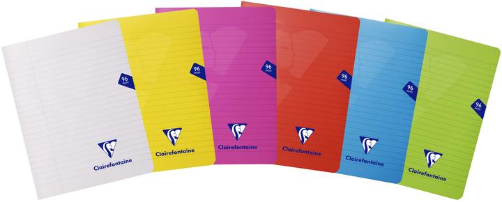 Actual product image Clairefontaine Exercise book 170x220mm (C5, Lined, Soft cover)