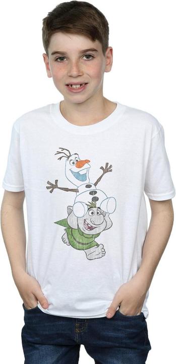 Immagine prodotto Disney Frozen Olaf And Troll Maglietta Ragazzi (116)