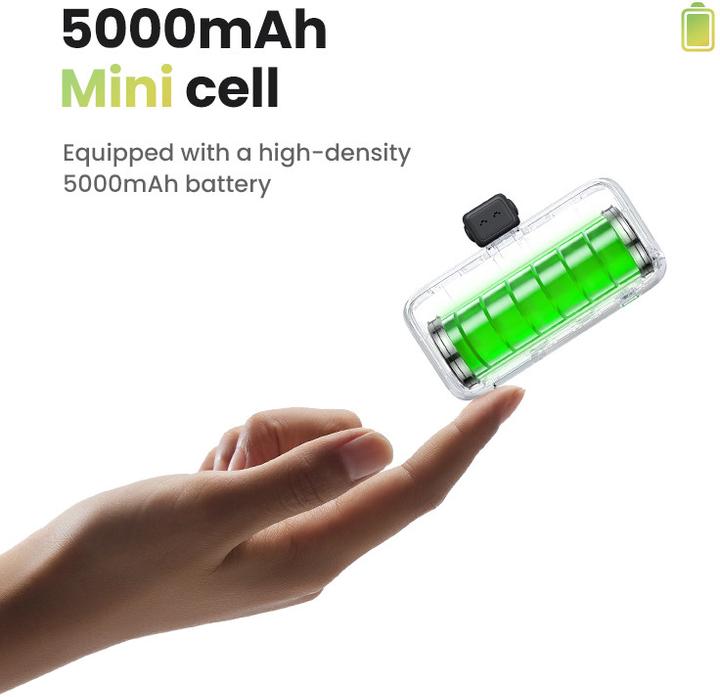 Produktbild Ugreen 5000mAh Power Bank with Built-in USB-C Connector (5000 mAh, 22.50 W, 18 Wh)